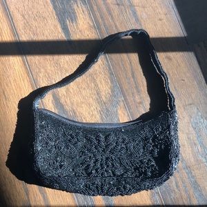 Beaded evening bag Bloomingdales brand